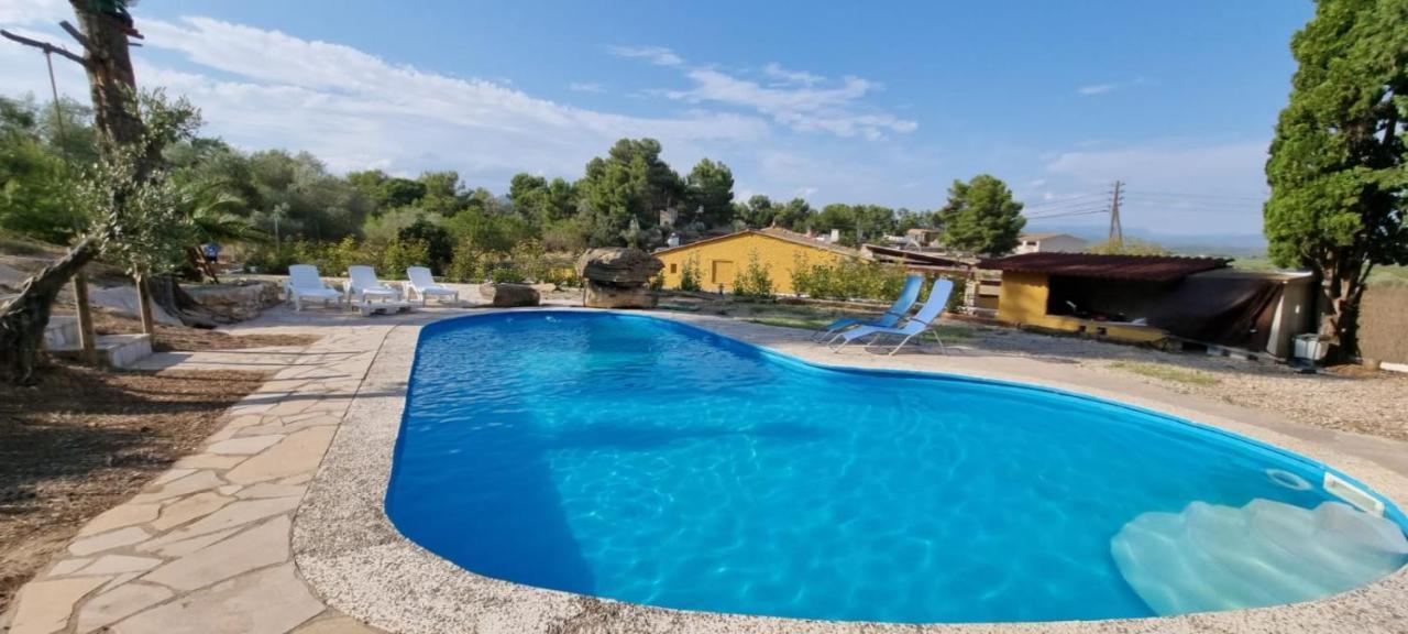 Casa Con Vistas, Piscina Y Animales De Granja, La Caseta Tarragona Kültér fotó