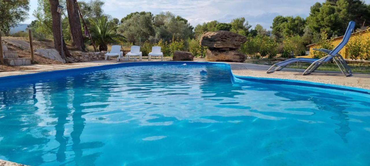 Casa Con Vistas, Piscina Y Animales De Granja, La Caseta Tarragona Kültér fotó